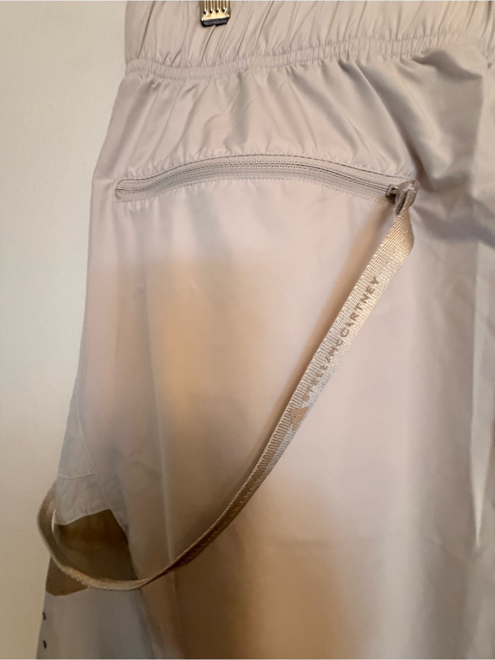 Adidas by Stella McCartney Beige & Yellow Colorblock Joggers - Picture 5 of 5
